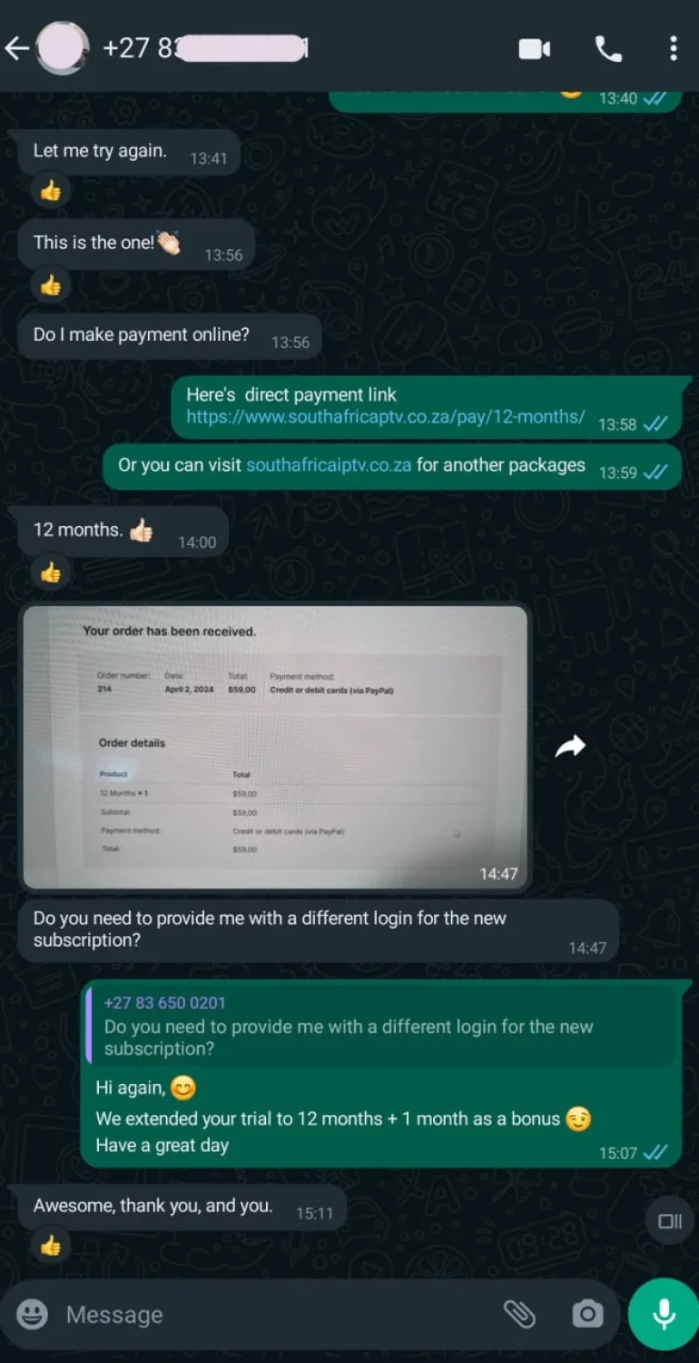 IPTV South Africa SMARTPRO